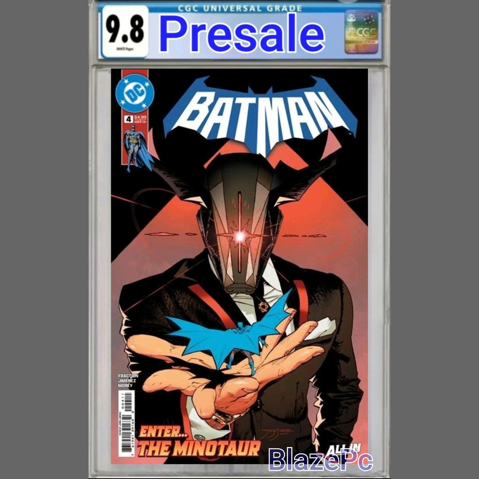 Batman #4 CGC 9.8 Jorge Jimenez Cover A 1st Print Matt Fraction DC 2025 PRESALE