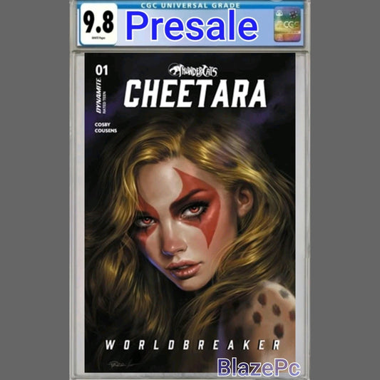 Cheetara Worldbreaker #1 CGC 9.8 Cover B Lucio Parrillo Variant 2025 PRESALE