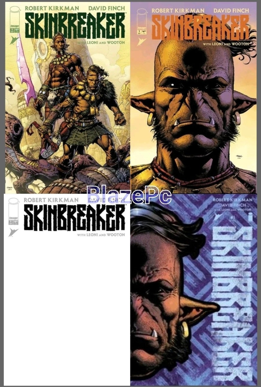 Skinbreaker #1 Cover A B I J Variant Set 1:10 1:25 Options Kirkman Presale 9/24