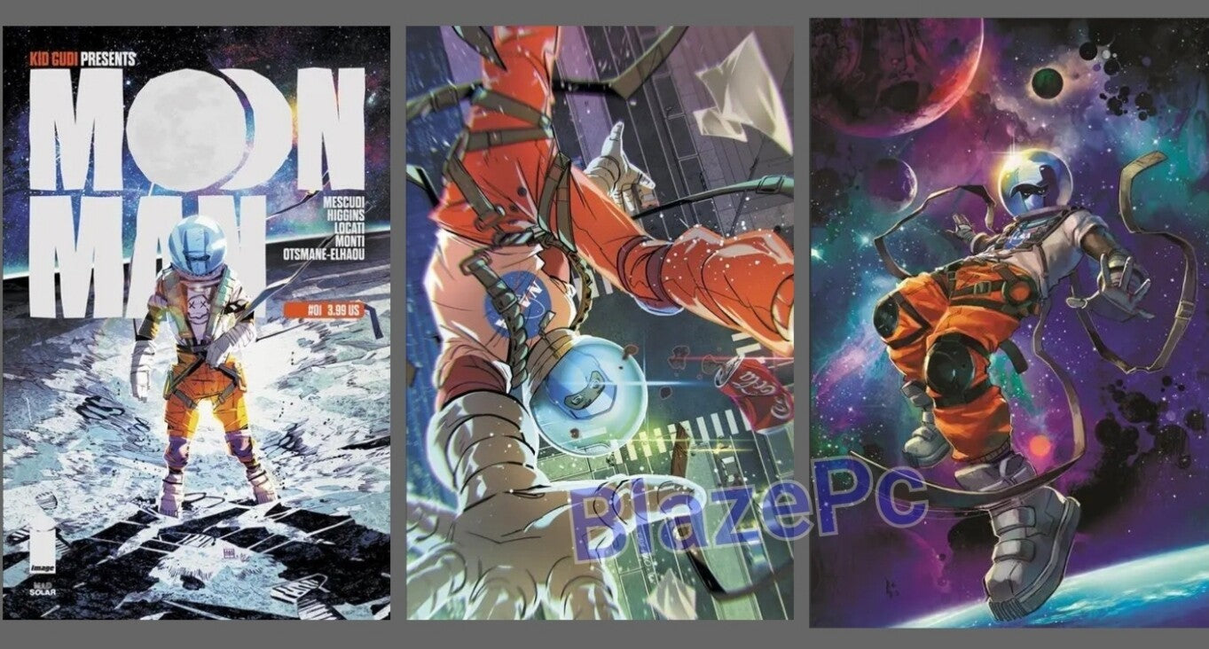 Moon Man #1 A B C Variant Set or 1:20 1:25 1:50 1:100 Options Cudi Image 2024 NM