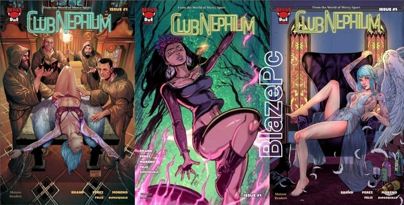 Club Nephilim #1 A B C Variant Set 1:10 Options Devils Due 2026 Presale 5/27