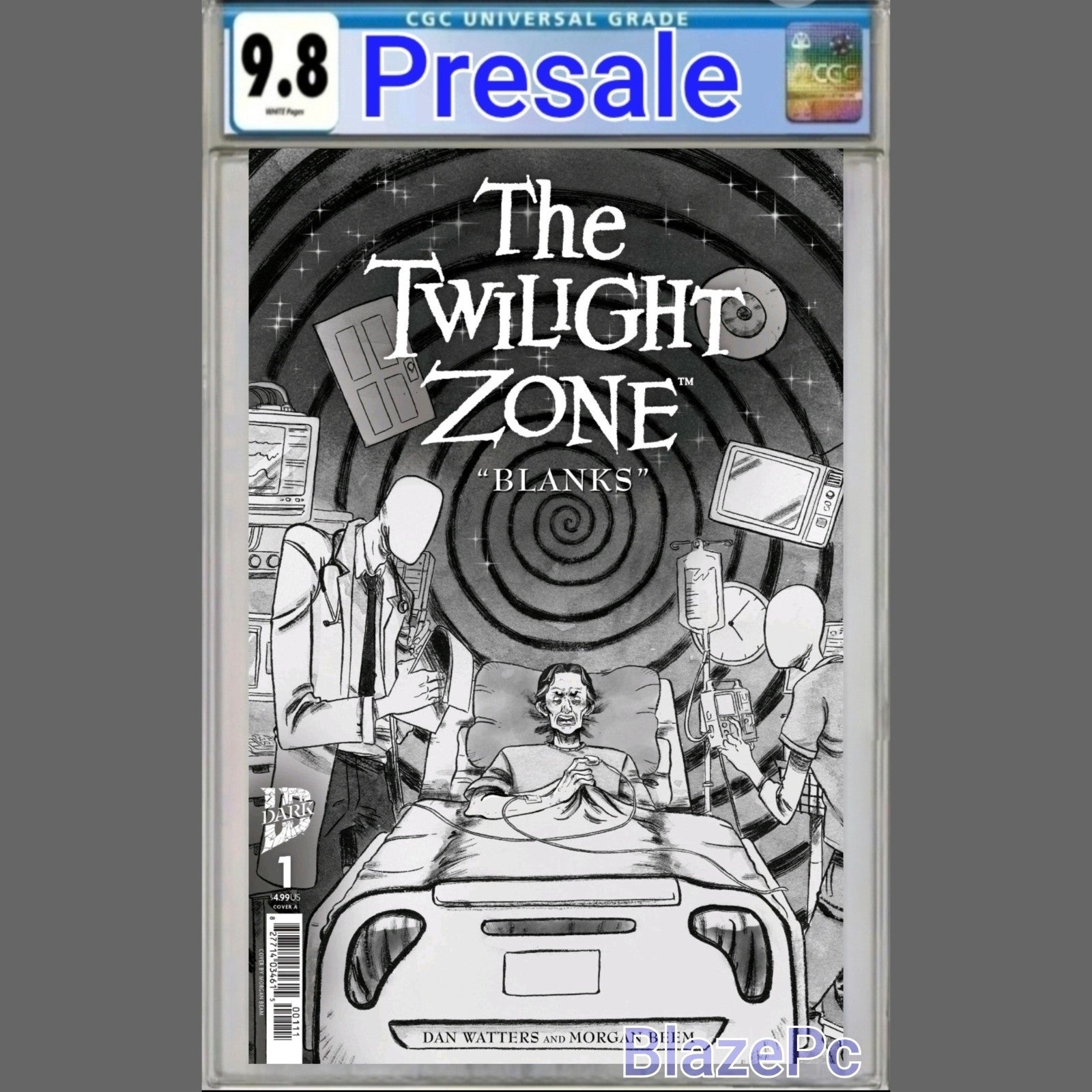 The Twilight Zone #1 CGC 9.8 Cover A Morgan Beem IDW Publishing 2025 PRESALE