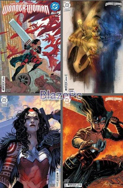 Absolute Wonder Woman #2 Cover A B C F Variant Set or 1:25 Options DC Comics NM