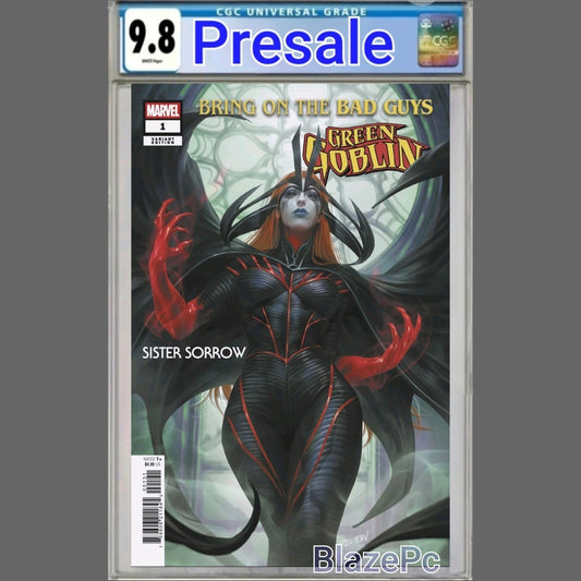 Bring On The Bad Guys Green Goblin #1 CGC 9.8 Chew Sister Sorrow Variant PRESALE