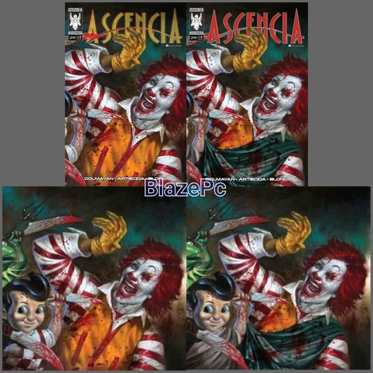 Ascencia #29 Cover A B Variant Set 1:15 Options Wake Entertainment Presale 10/8