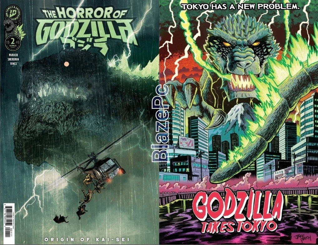 The Horror of Godzilla #2 Cover A B Variant Set Options IDW 2026 Presale 9/16