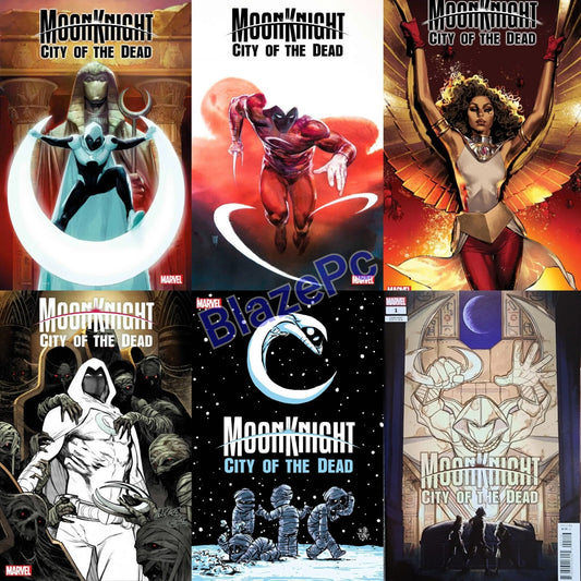 Moon Knight City of the Dead #1 Cover A B C D E Variant Set or 1:50 Options NM