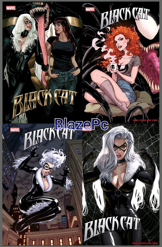 Black Cat #7 Cover A B C D Variant Set Options Wilson Marvel 2026 Presale 2/11