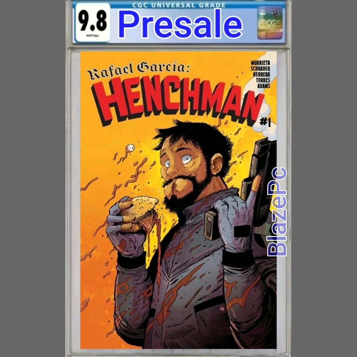 Rafael Garcia Henchman #1 CGC 9.8 Kit Wallis Cover A Titan Comics PRESALE