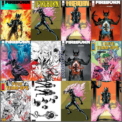 Fireborn #1 Cover A B C D E K L M N O Variant Set 1:15 25 50 Option Presale 4/15