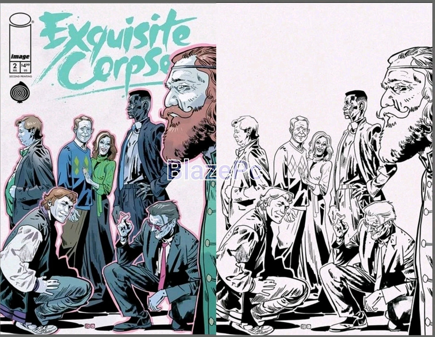 Exquisite Corpses #2 2nd Print Cover A B Variant Set Options Image Comics NM