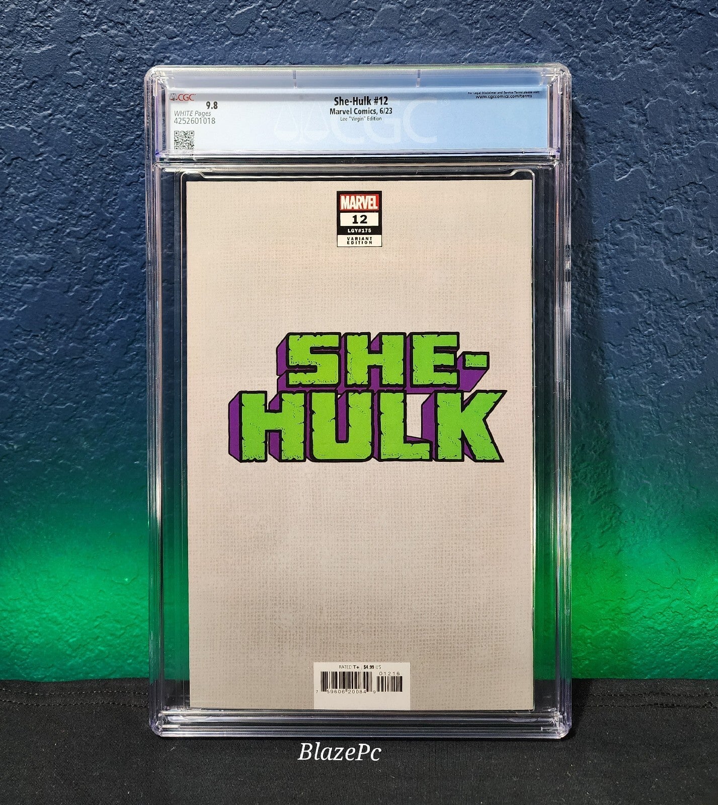 She-Hulk #12 CGC 9.8 1:100 Jeehyung Lee Virgin Incentive Variant Marvel 2023
