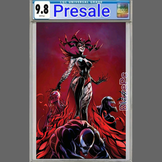 Queen In Black #1 CGC 9.8 1:500 J Scott Campbell VIRGIN Variant 2026 PRESALE