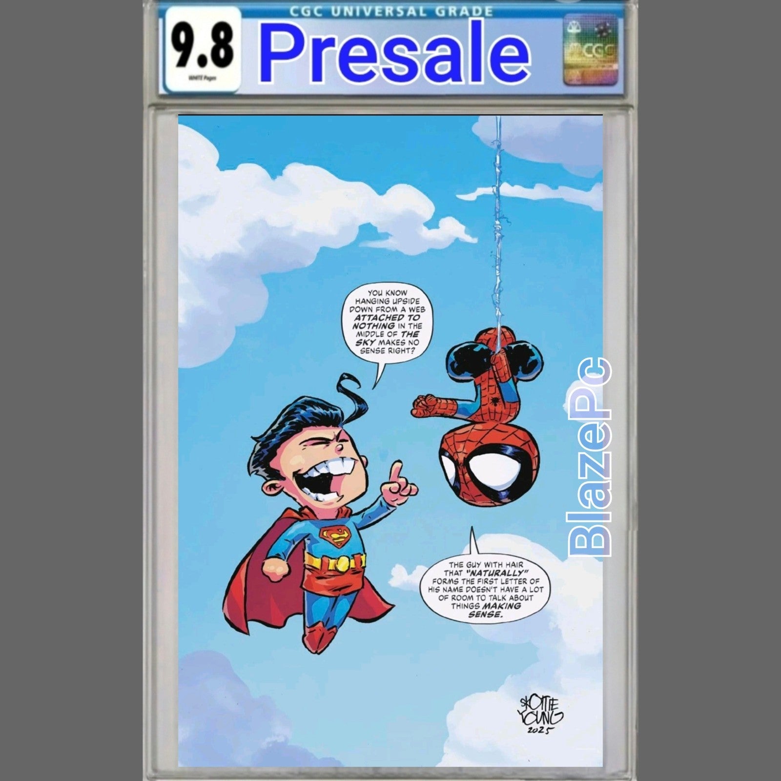 Marvel DC Spider-Man Superman #1 CGC 9.8 Young Virgin Variant 2026 PRESALE