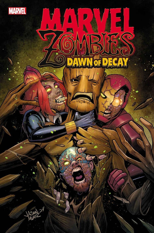 Marvel Zombies Dawn of Decay #1 Jason Muhr 2024 Marvel Promo Poster Folded