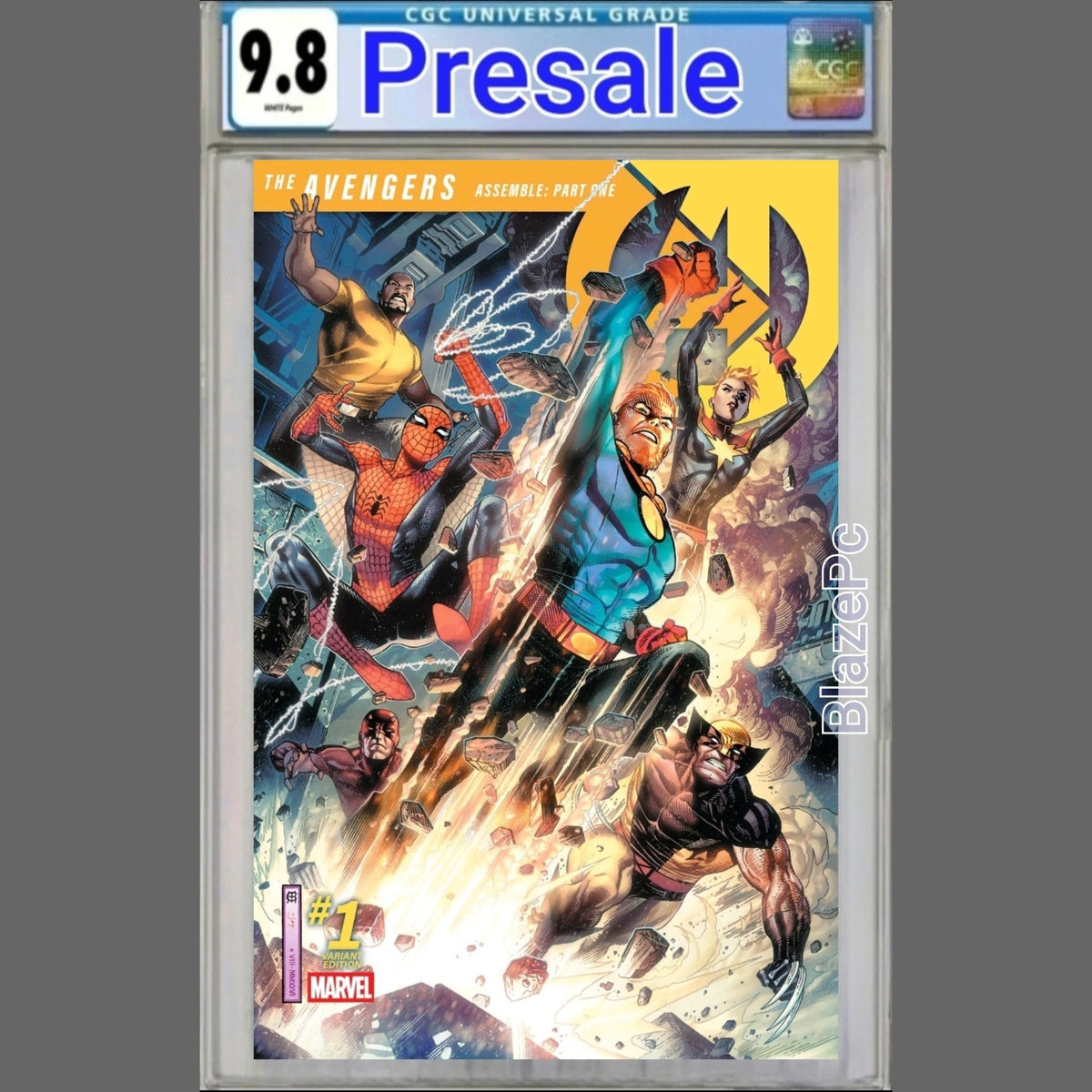 Avengers #1 CGC 9.8 1:50 Jim Cheung Classified Variant Marvel 2026 PRESALE