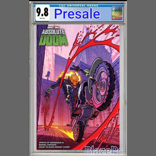 Spirits of Vengeance #3 CGC 9.8 Ghost Ridurr Fortnite Chan Variant 2024 PRESALE