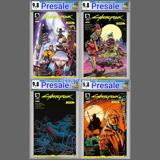 Cyberpunk 2077 Chrome #1 CGC 9.8 4 Book Set A B C D Dark Horse 2026 PRESALE