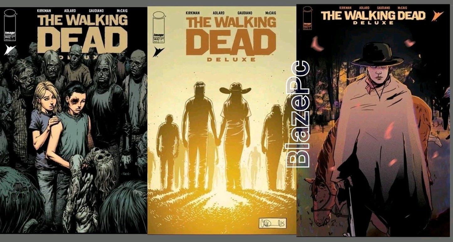 Walking Dead Deluxe #143 Cover A B C Variant Set Options 2026 Presale 8/19