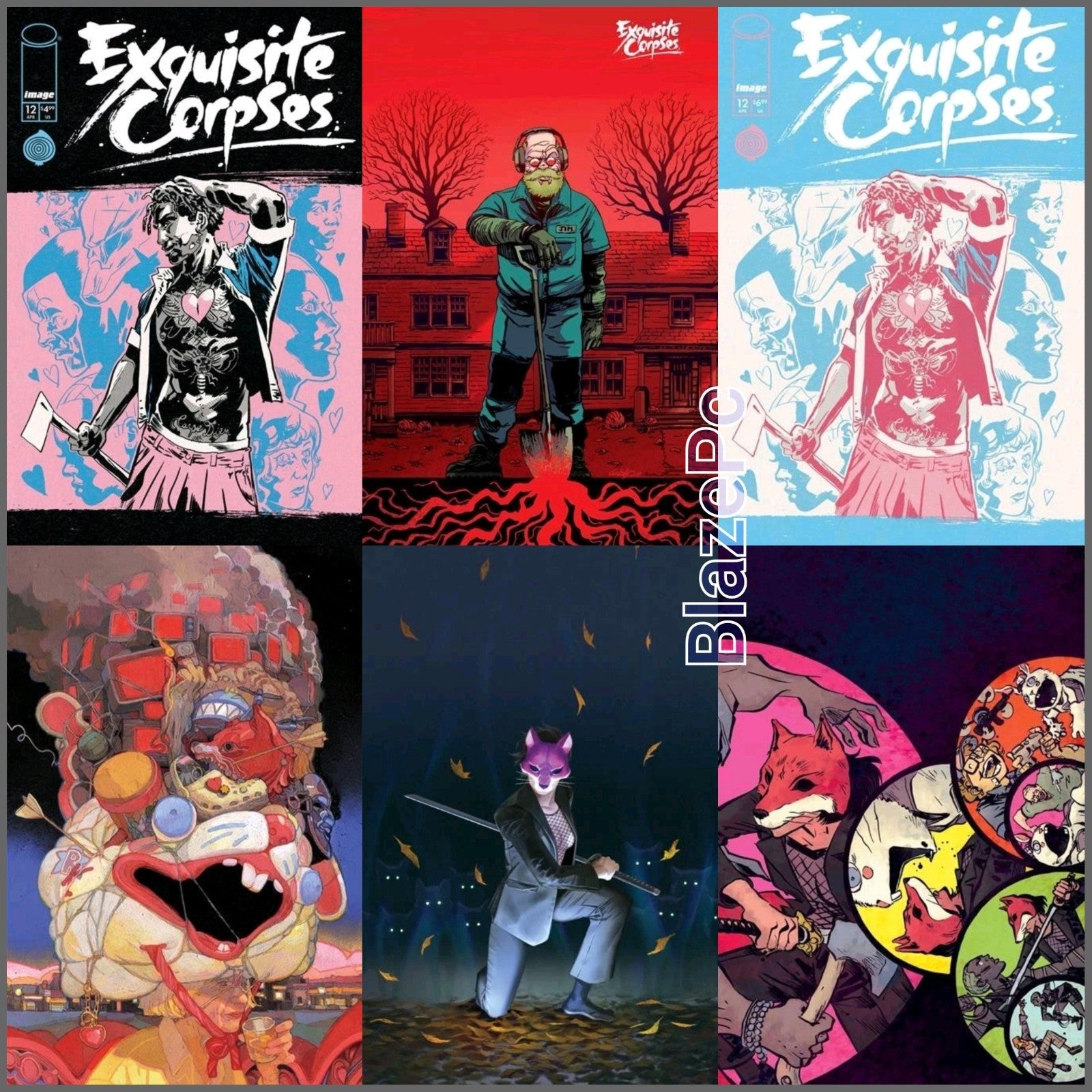 Exquisite Corpses #12 Cover A B C D Variant Set 1:25 1:50 Options Presale 4/22