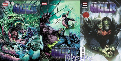Infernal Hulk #2 Cover A B C Variant Set or 1:25 Options 2025 Presale 12/10