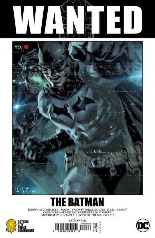 Batman #112 1:50 Kael Ngu Incentive Wanted Variant Tynion Peacekeeper DC 2021 NM