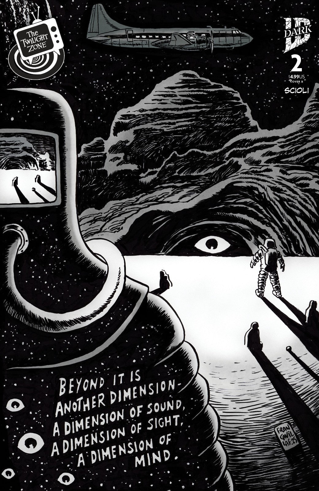 The Twilight Zone #2 Cover A B Variant Set or 1:15 Options IDW Presale 11/19