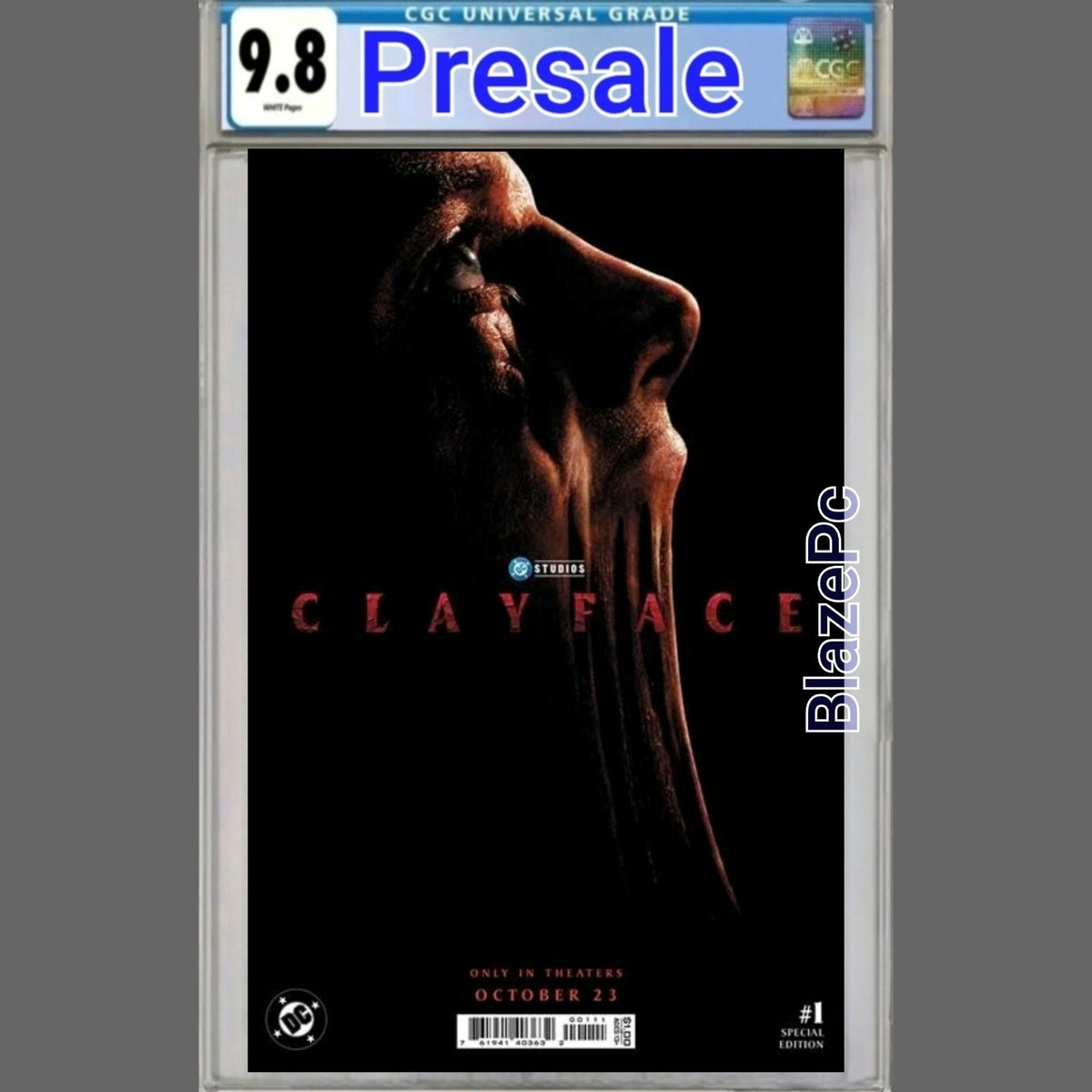 Clayface Special Edition #1 CGC 9.8 Cover A Film Art DC Comics 2026 PRESALE