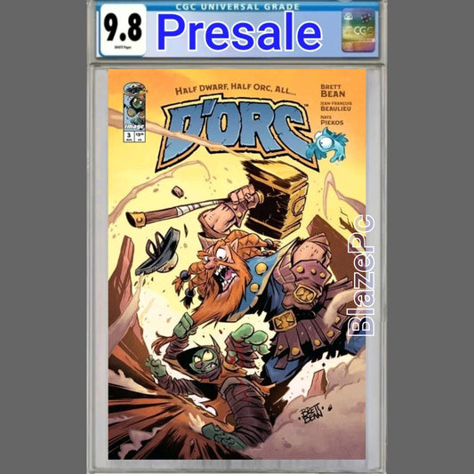 Dorc #3 CGC 9.8 Brett Bean Cover A 1st Print Image Comics 2026 PRESALE