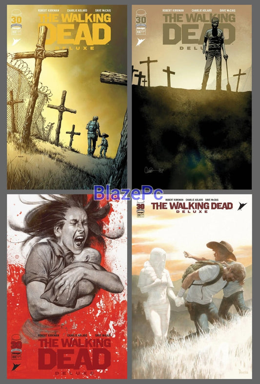 Walking Dead Deluxe #48 Cover A B C D Variant Set Options Image 2022 NM