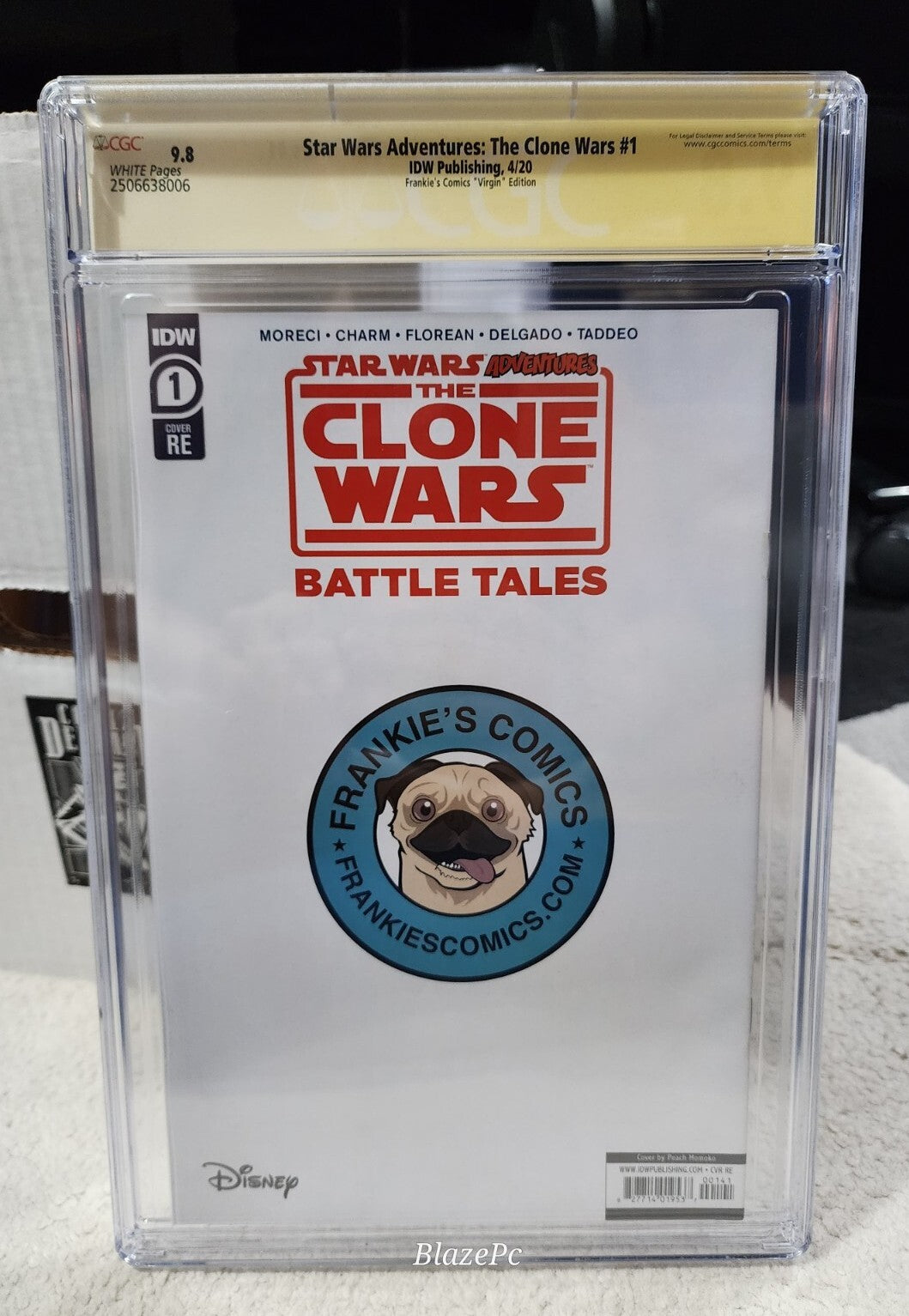 Star Wars Adventures Clone Wars #1 CGC SS 9.8 Momoko Virgin Variant Signed 2020