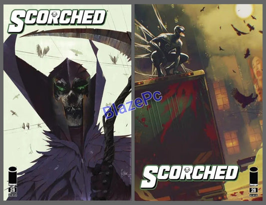 The Scorched #28 Cover A B Variant Set Options Spawn Image 2024 NM