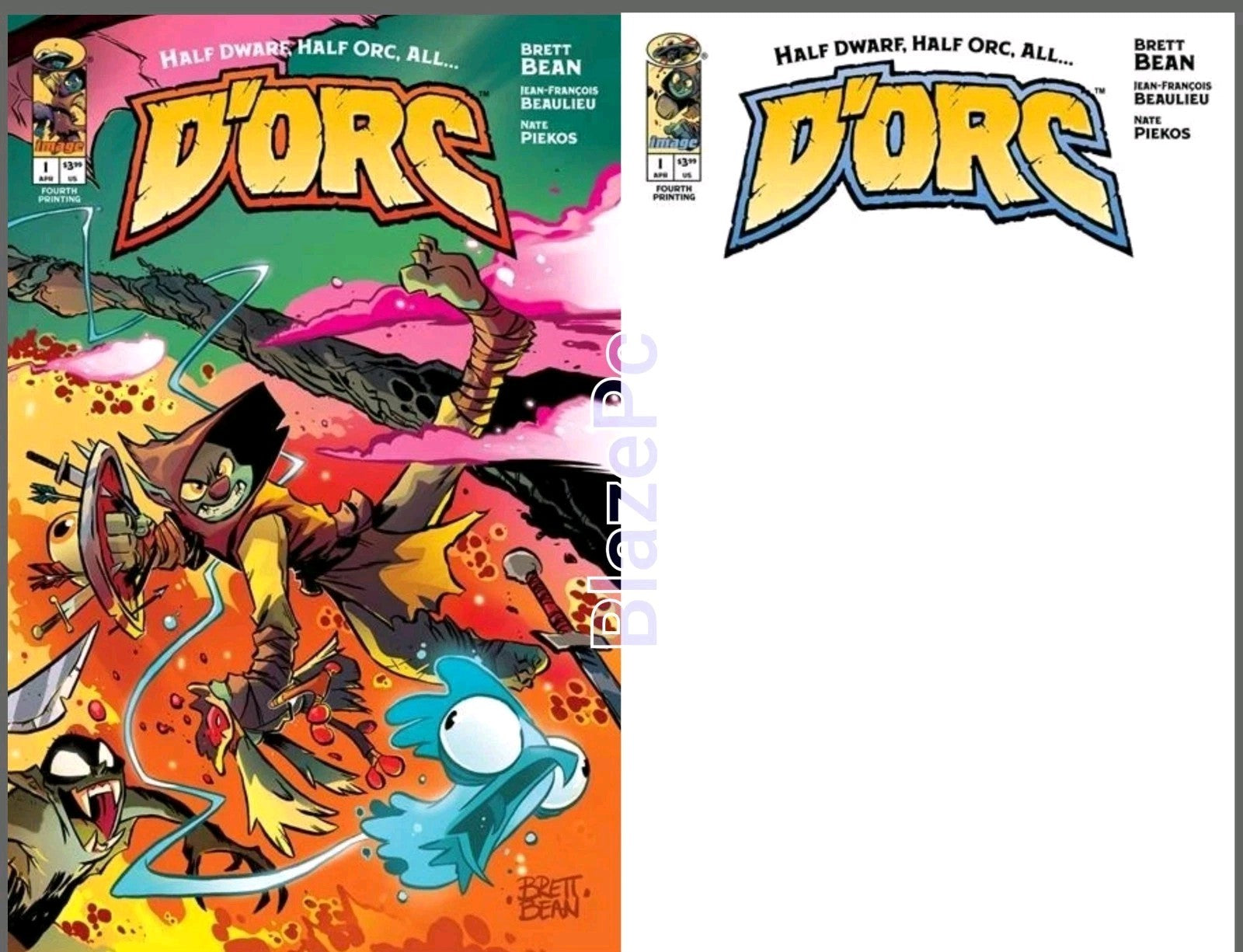 Dorc #1 4th Print Cover A B Variant Set Options Image Comics 2026 Presale 4/8