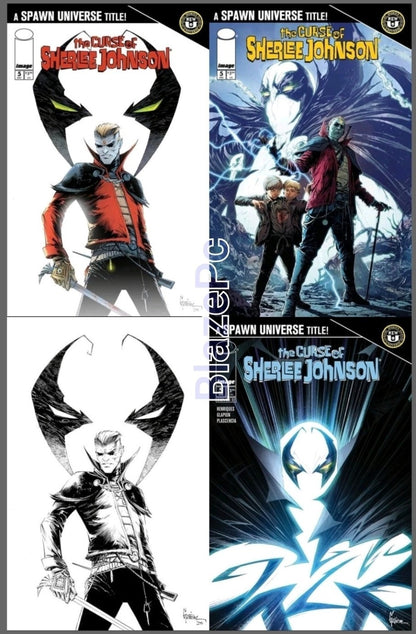 Spawn The Curse Sherlee Johnson #5 A B C D Variant Set Option Image Presale 4/22
