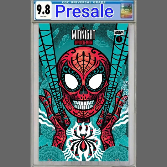 Midnight Spider-Man #1 CGC 9.8 Gonzo Trade Dress Exclusive Variant PRESALE