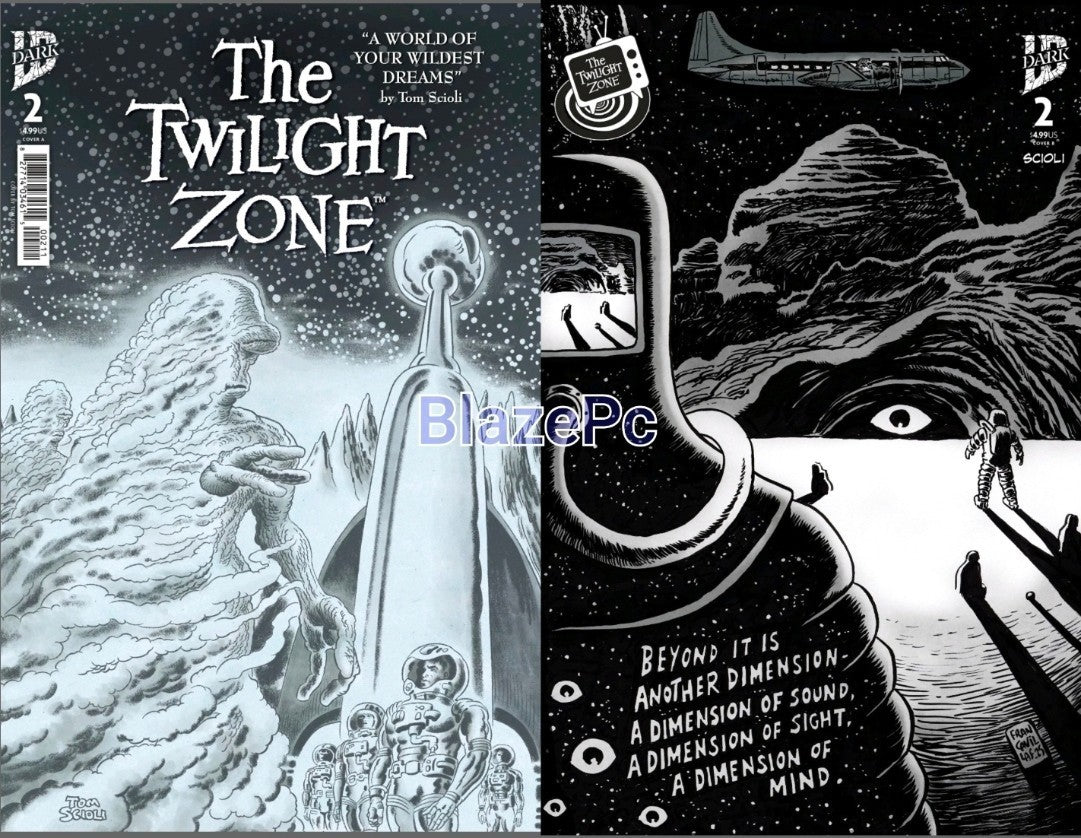 The Twilight Zone #2 Cover A B Variant Set or 1:15 Options IDW Presale 11/19