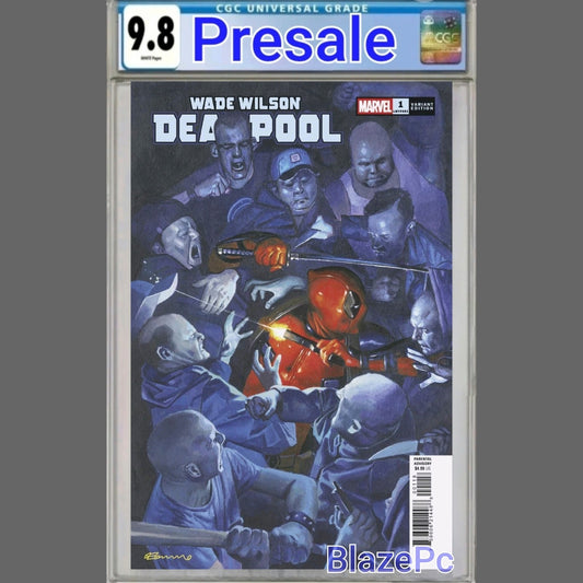 Wade Wilson Deadpool #1 CGC 9.8 1:25 Fabrizio De Tommaso Variant 2026 PRESALE