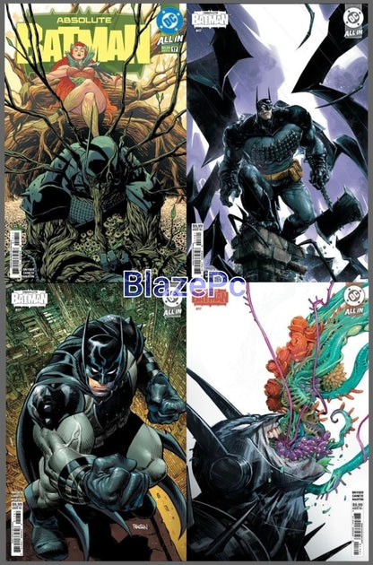 Absolute Batman #17 Cover A B C D Variant Set Options Poison Ivy Presale 2/11