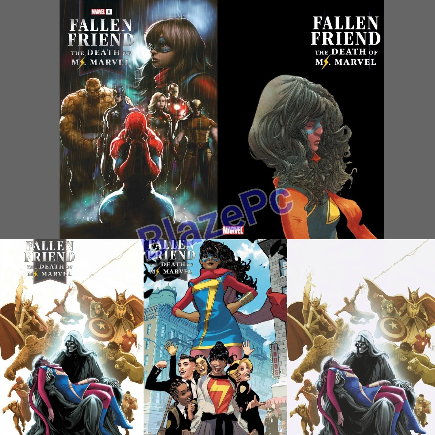 Fallen Friend #1 Cover A B C Variant Set or 1:25 1:50 Options Kamala 2023 NM