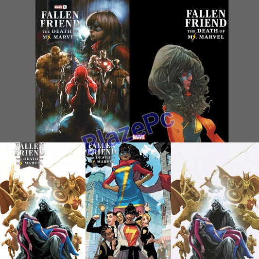 Fallen Friend #1 Cover A B C Variant Set or 1:25 1:50 Options Kamala 2023 NM