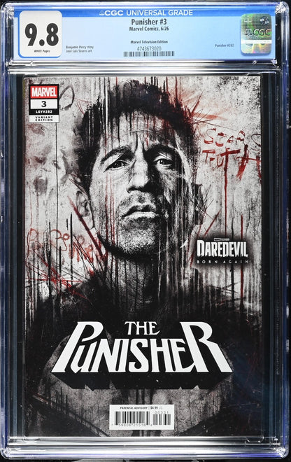 Punisher #3 CGC 9.8 Marvel Television Jon Bernthal Variant 1st Print 2026