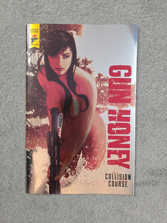 Gun Honey Collision Course #1 SDCC Exclusive FOIL Hughes Variant Titan 2024 NM
