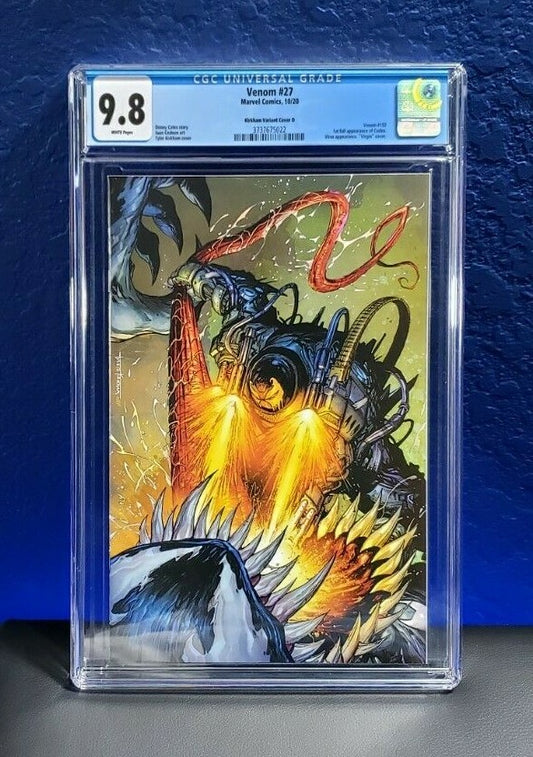 Venom #27 CGC 9.8 Tyler Kirkham Cover D Virgin Variant 1st Codex unknown 