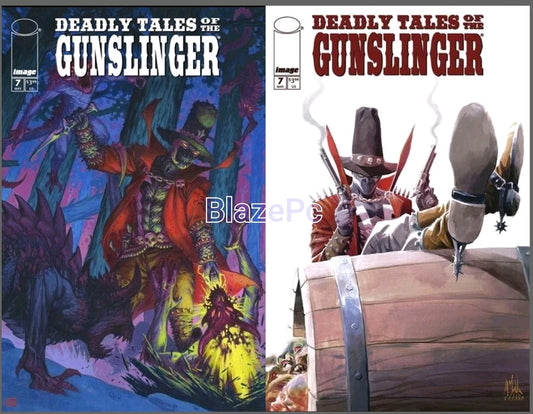 Deadly Tales of the Gunslinger Spawn #7 Cover A B Variant Set Options Image NM