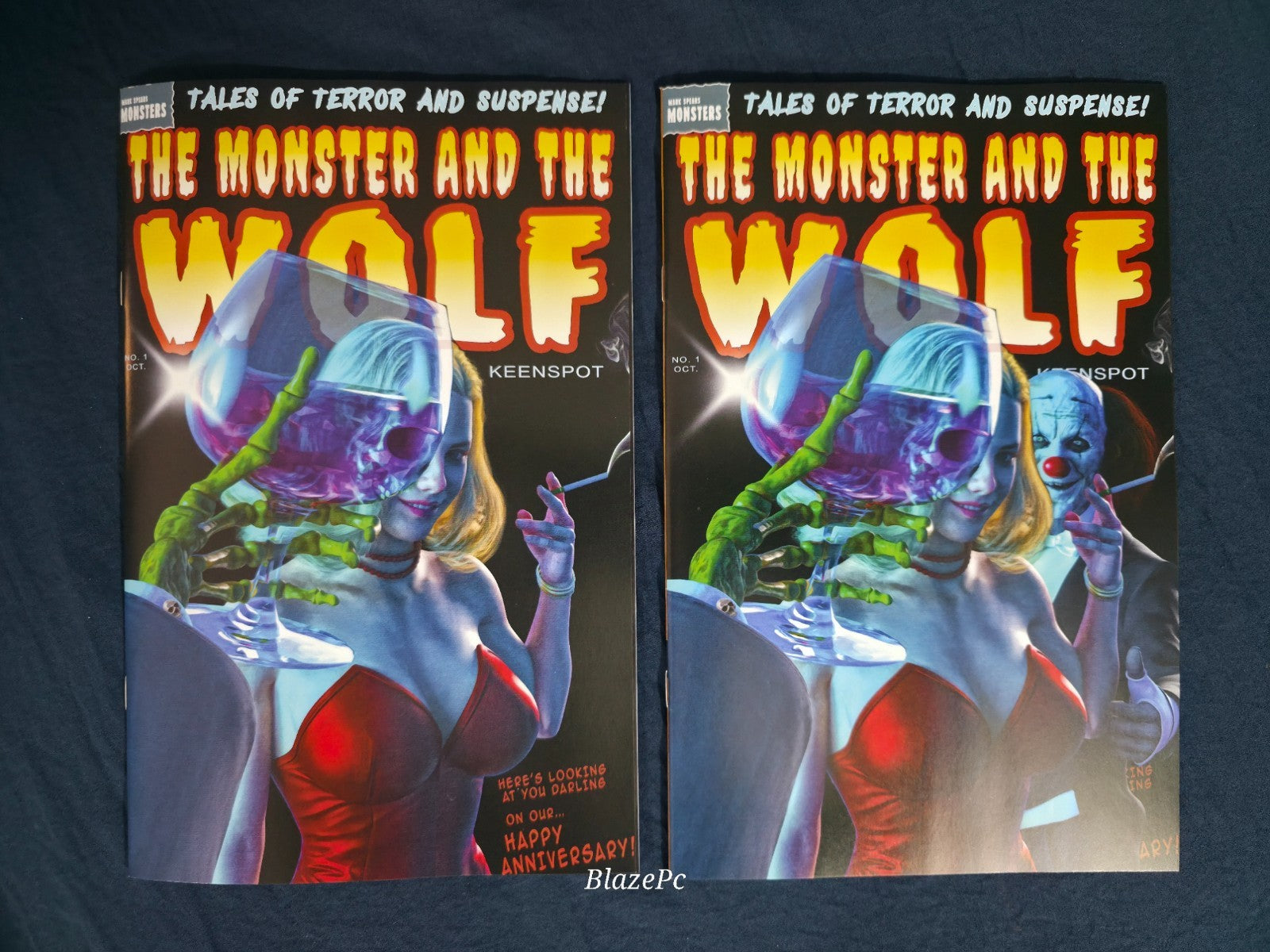 Mark Spears Monsters The Monster & The Wolf #1 A18 A71 Trick Variant Set NM