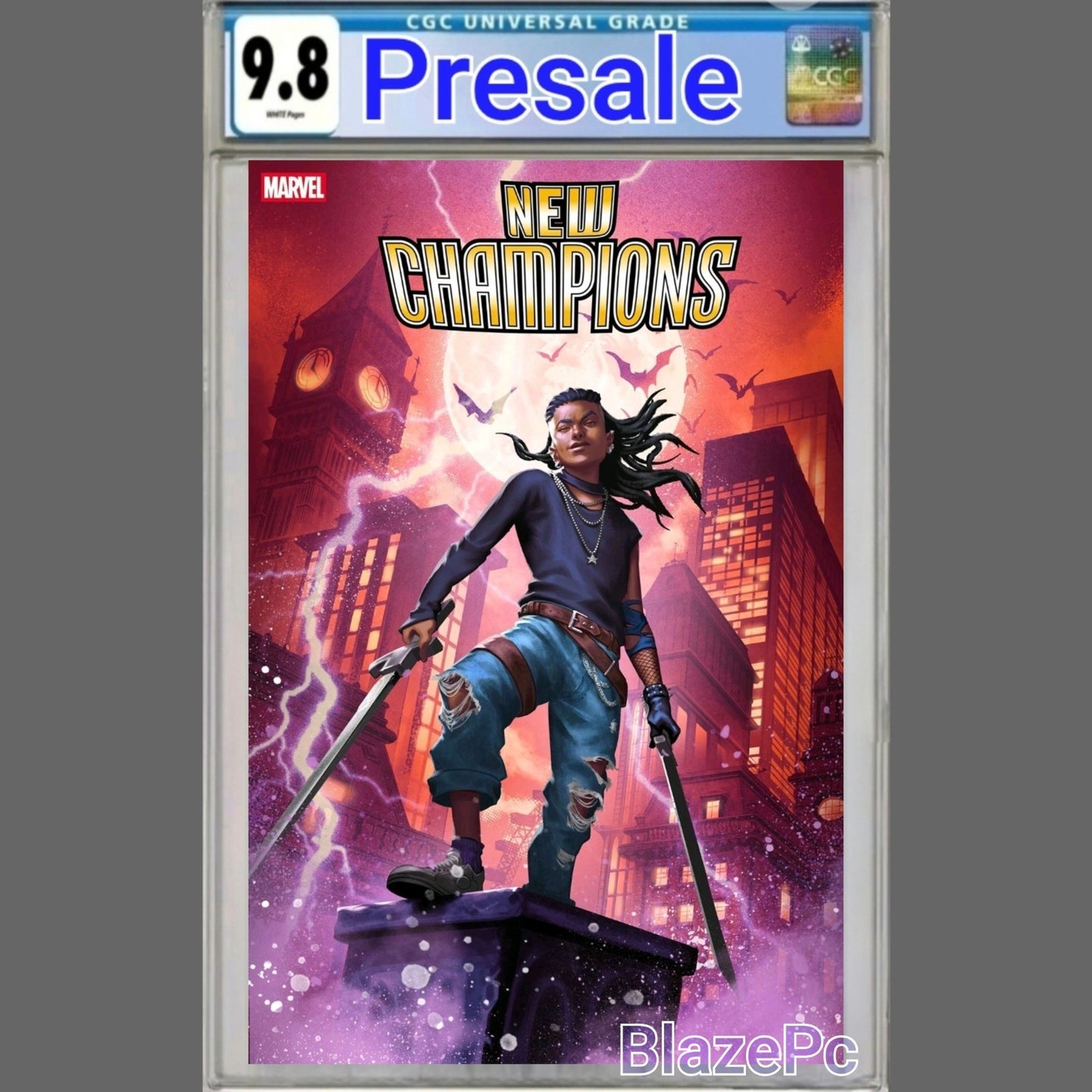 New Champions #7 CGC 9.8 Mateus Manhanini Cover B Variant 1st Print 2025 PRESALE