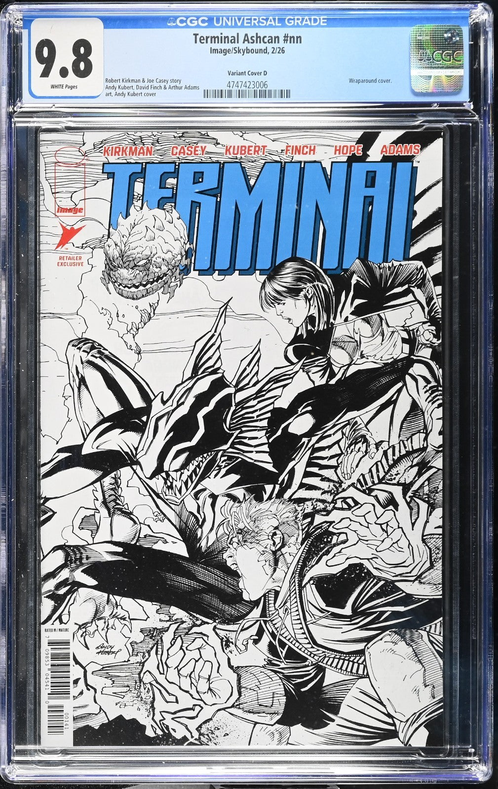 Terminal Ashcan #1 CGC 9.8 Cover D Connecting Variant Image Comics Kirkman 2026