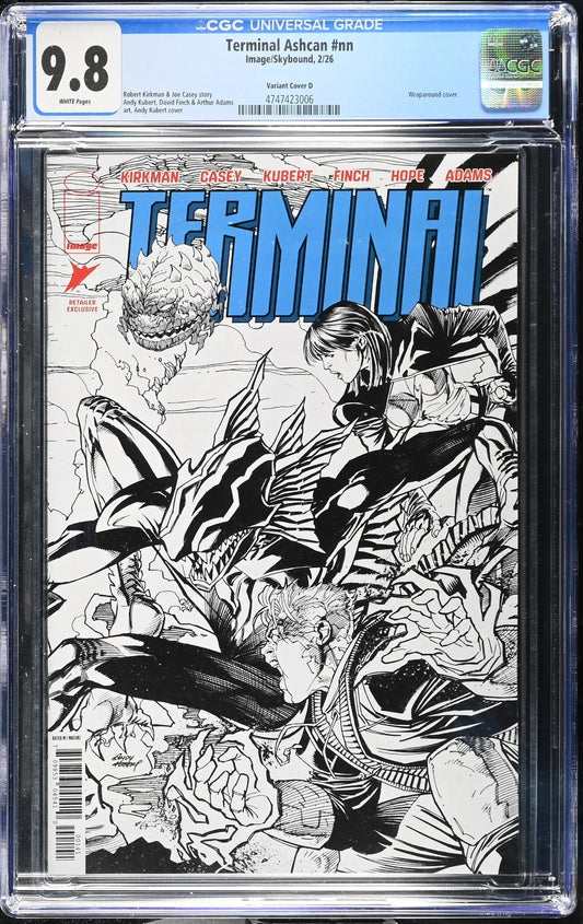 Terminal Ashcan #1 CGC 9.8 Cover D Connecting Variant Image Comics Kirkman 2026