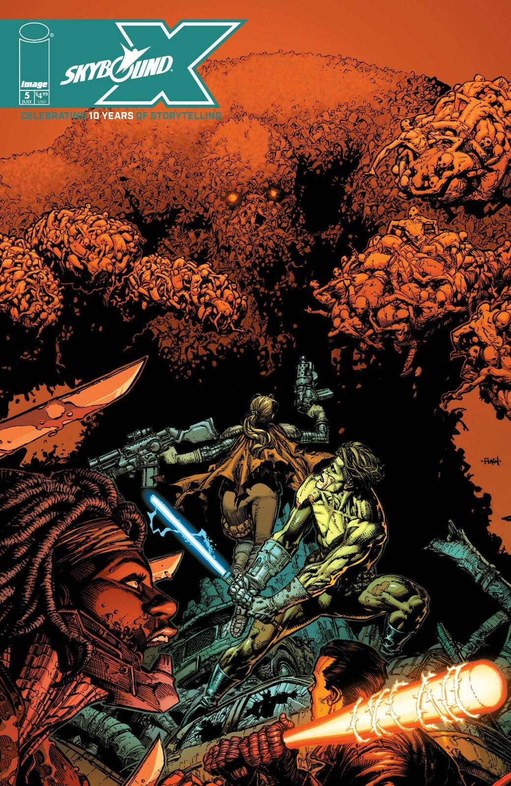 Skybound X #5 Cover A B C Variant Set Options Image Walking Dead NM