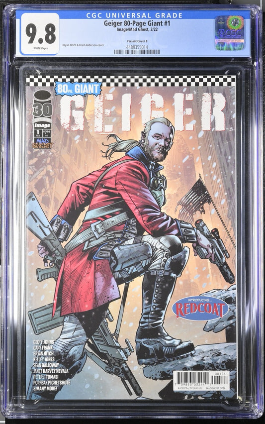 Geiger 80 Page Giant CGC 9.8 Cover B Variant 1st Appearance Redcoat Image 2022